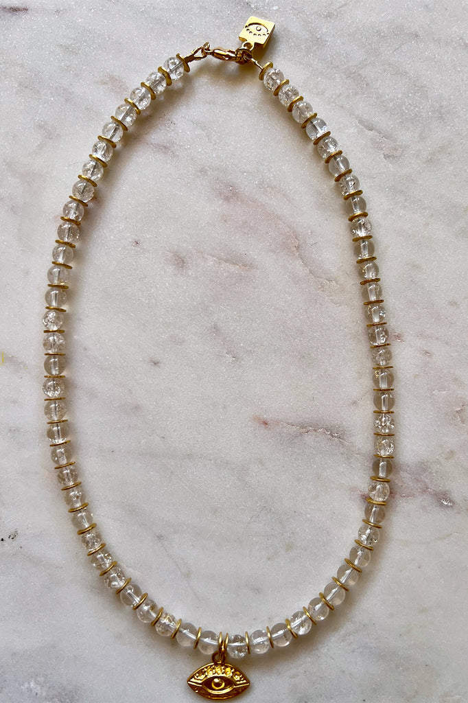 Talisman necklace — Clear Quartz