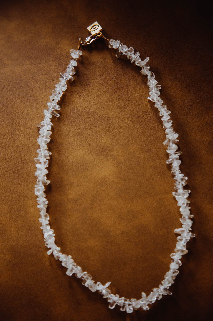Āsa necklace — Clear Quartz