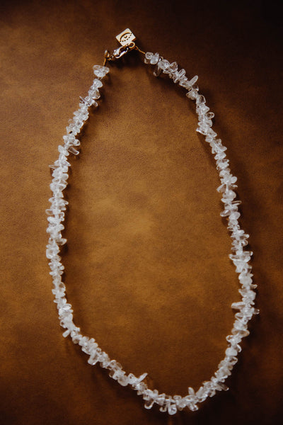 Āsa necklace — Clear Quartz