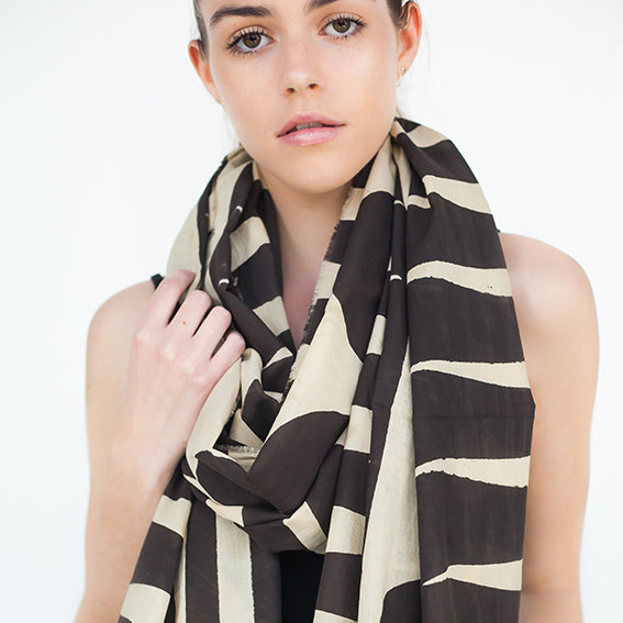 Shakti block print scarf